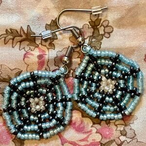 HAND CRAFTED BOHEMIAN BEADED EARRINGS *NEW *JAPANESE GLASS BEADS *LIGHTWEIGHT
